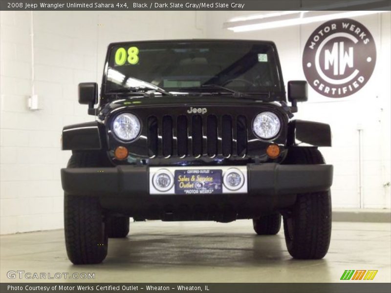 Black / Dark Slate Gray/Med Slate Gray 2008 Jeep Wrangler Unlimited Sahara 4x4