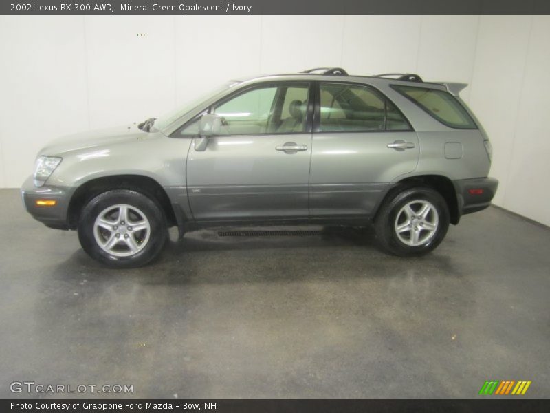 Mineral Green Opalescent / Ivory 2002 Lexus RX 300 AWD