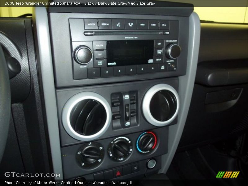 Black / Dark Slate Gray/Med Slate Gray 2008 Jeep Wrangler Unlimited Sahara 4x4