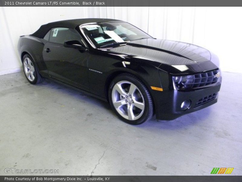 Black / Black 2011 Chevrolet Camaro LT/RS Convertible