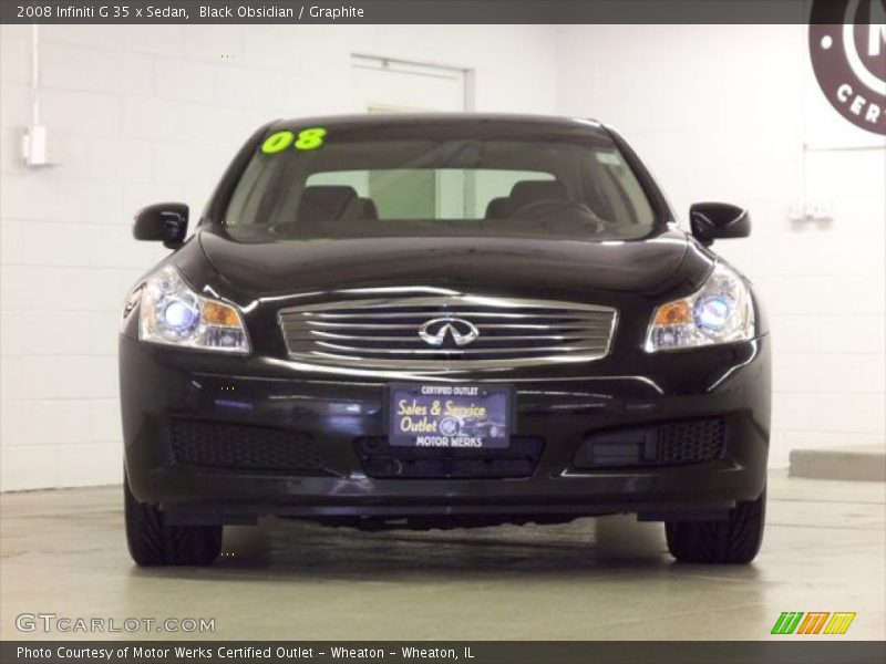 Black Obsidian / Graphite 2008 Infiniti G 35 x Sedan
