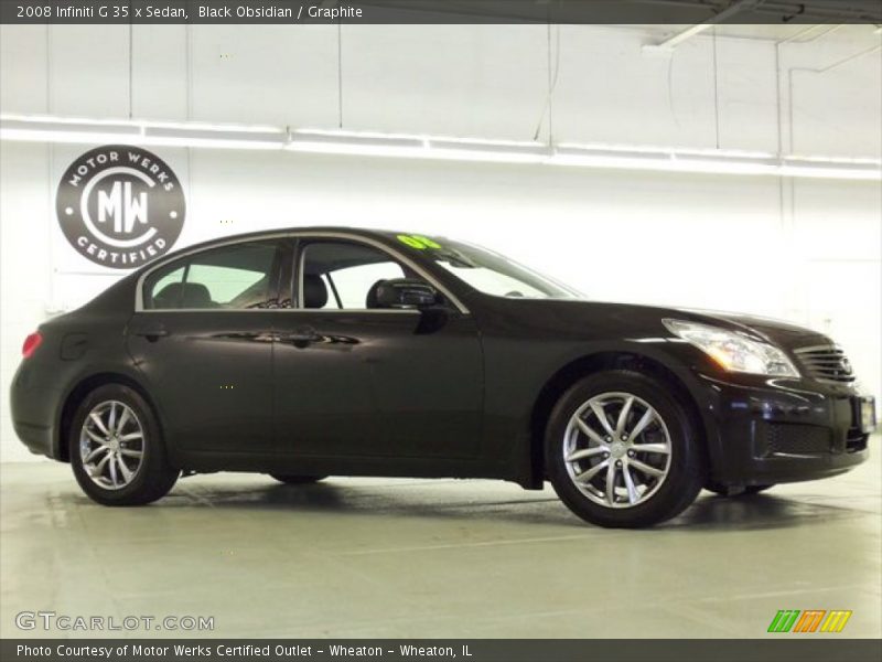 Black Obsidian / Graphite 2008 Infiniti G 35 x Sedan