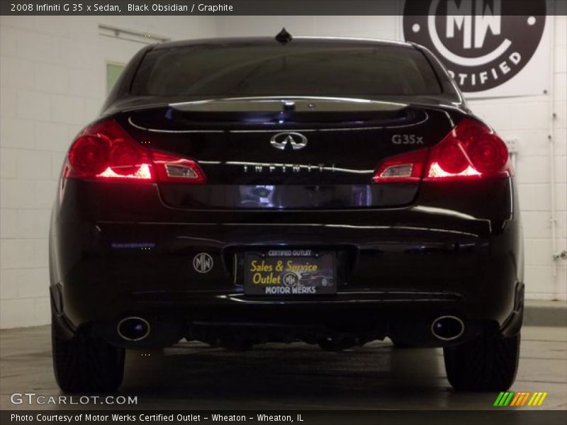 Black Obsidian / Graphite 2008 Infiniti G 35 x Sedan