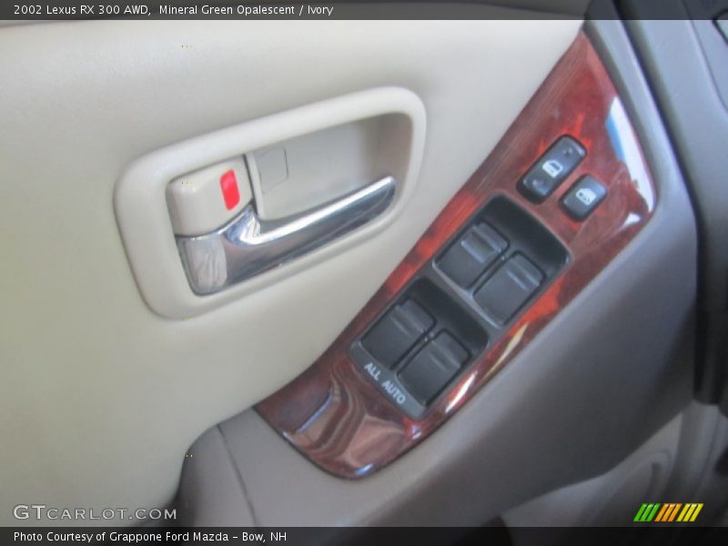 Mineral Green Opalescent / Ivory 2002 Lexus RX 300 AWD