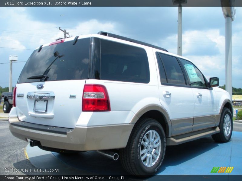 Oxford White / Camel 2011 Ford Expedition XLT