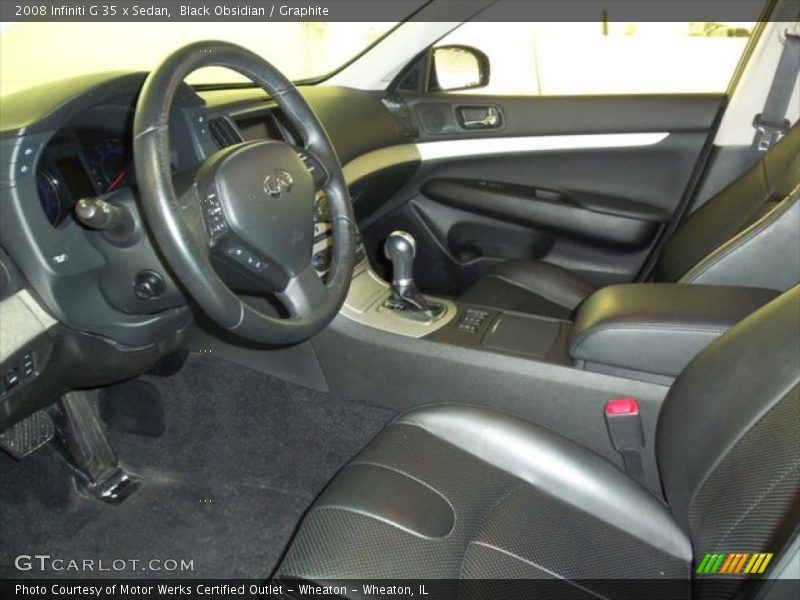 Black Obsidian / Graphite 2008 Infiniti G 35 x Sedan