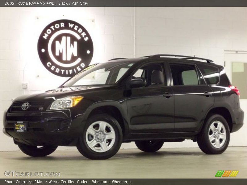 Black / Ash Gray 2009 Toyota RAV4 V6 4WD