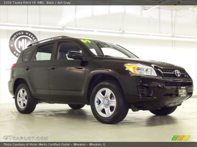 Black / Ash Gray 2009 Toyota RAV4 V6 4WD
