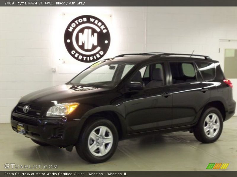 Black / Ash Gray 2009 Toyota RAV4 V6 4WD