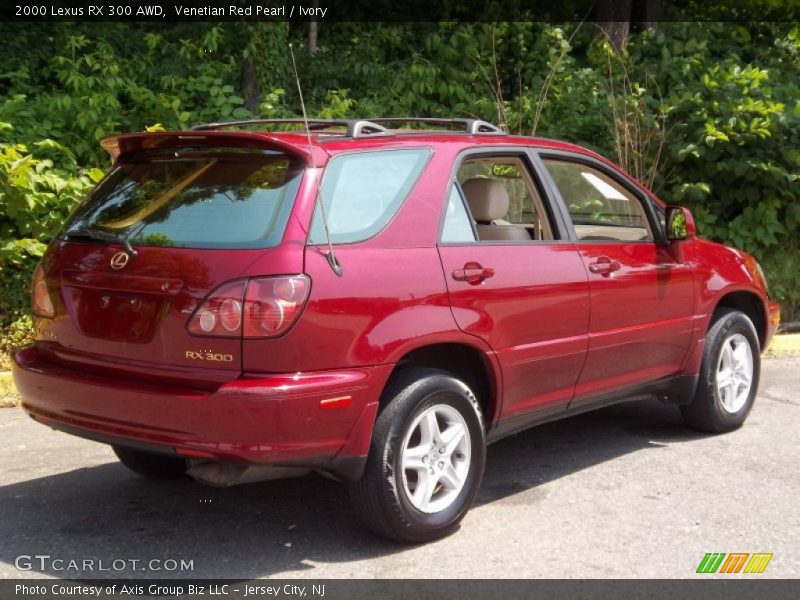 Venetian Red Pearl / Ivory 2000 Lexus RX 300 AWD