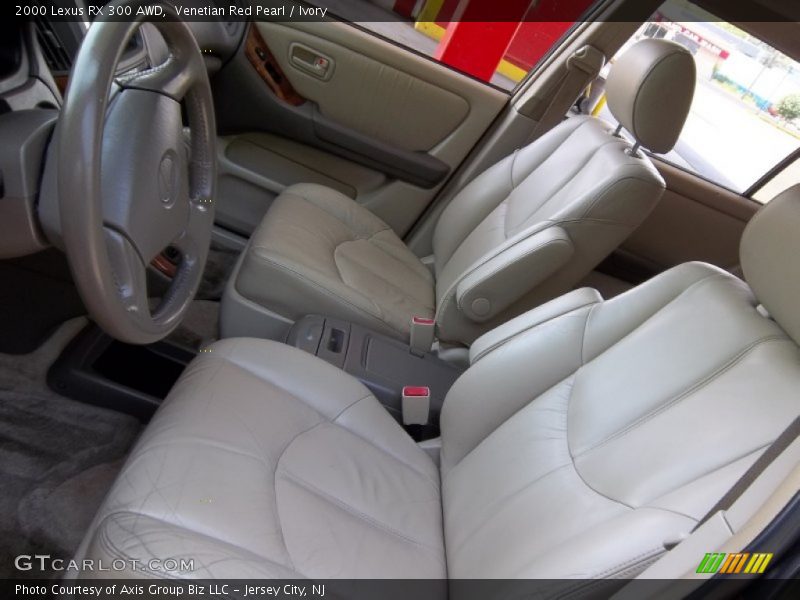 Venetian Red Pearl / Ivory 2000 Lexus RX 300 AWD