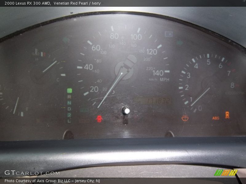 Venetian Red Pearl / Ivory 2000 Lexus RX 300 AWD