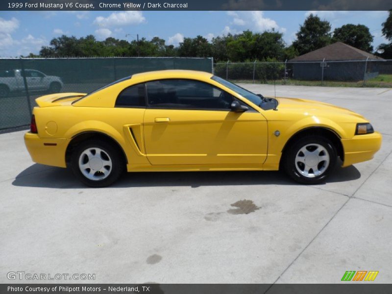  1999 Mustang V6 Coupe Chrome Yellow