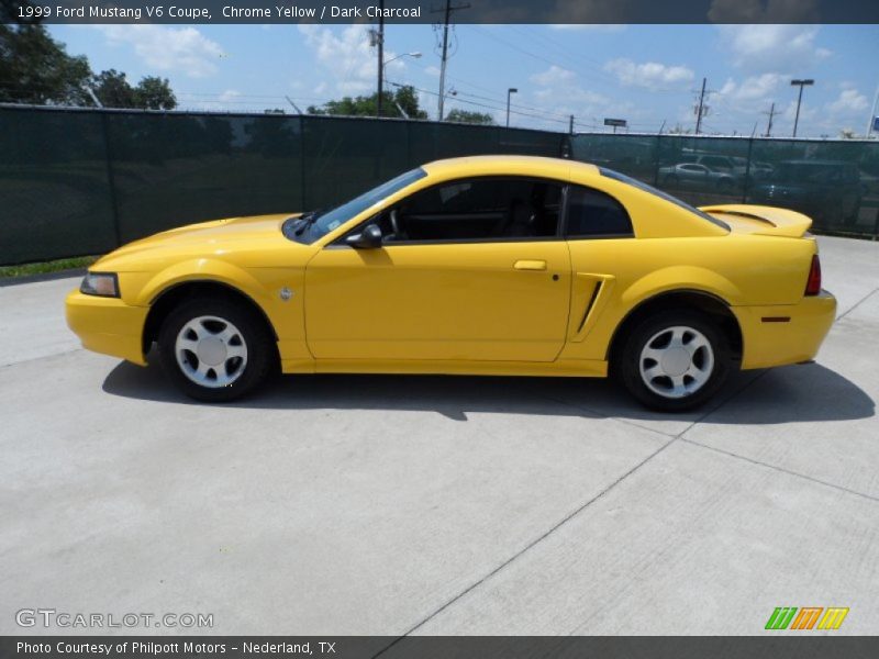  1999 Mustang V6 Coupe Chrome Yellow