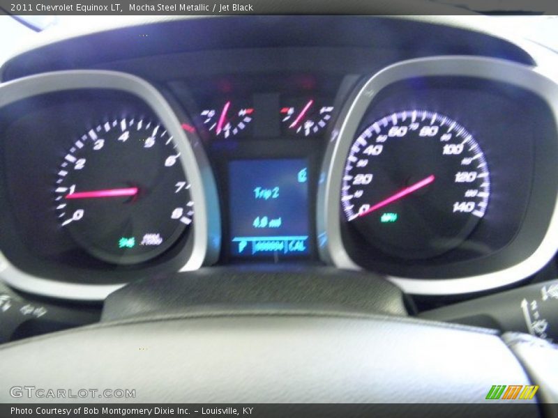 Mocha Steel Metallic / Jet Black 2011 Chevrolet Equinox LT
