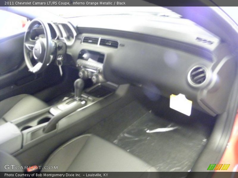 Inferno Orange Metallic / Black 2011 Chevrolet Camaro LT/RS Coupe