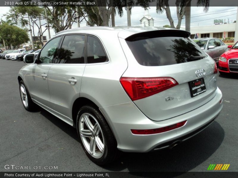 Ice Silver Metallic / Black 2010 Audi Q5 3.2 quattro