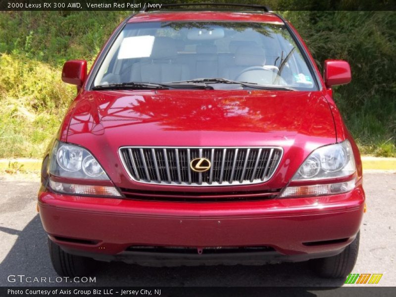 Venetian Red Pearl / Ivory 2000 Lexus RX 300 AWD