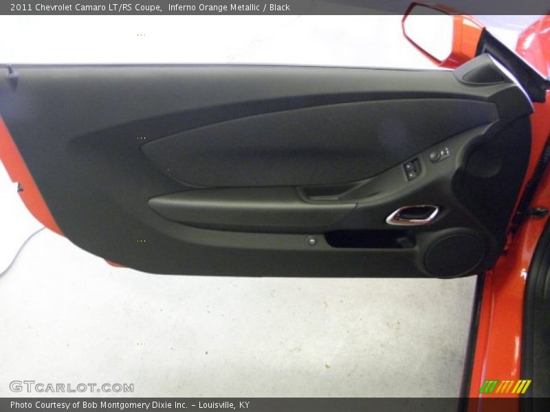 Inferno Orange Metallic / Black 2011 Chevrolet Camaro LT/RS Coupe