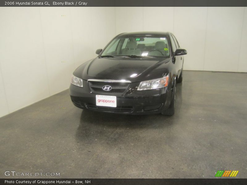 Ebony Black / Gray 2006 Hyundai Sonata GL