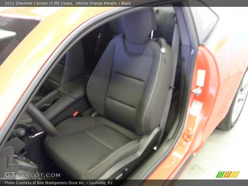 Inferno Orange Metallic / Black 2011 Chevrolet Camaro LT/RS Coupe