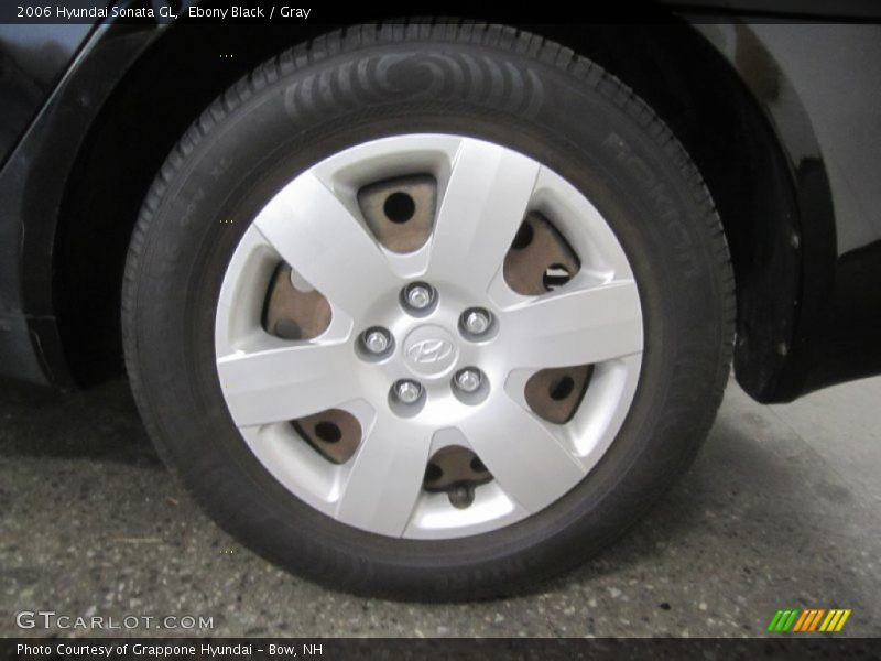 Ebony Black / Gray 2006 Hyundai Sonata GL