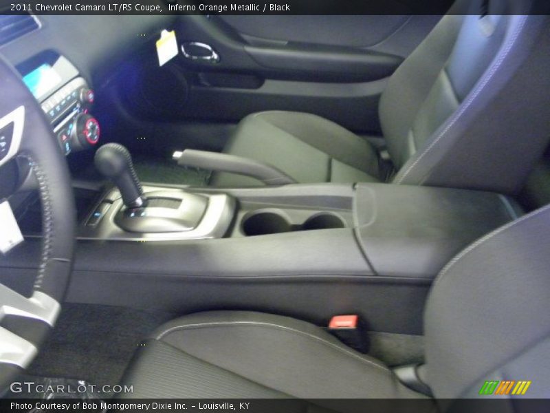Inferno Orange Metallic / Black 2011 Chevrolet Camaro LT/RS Coupe