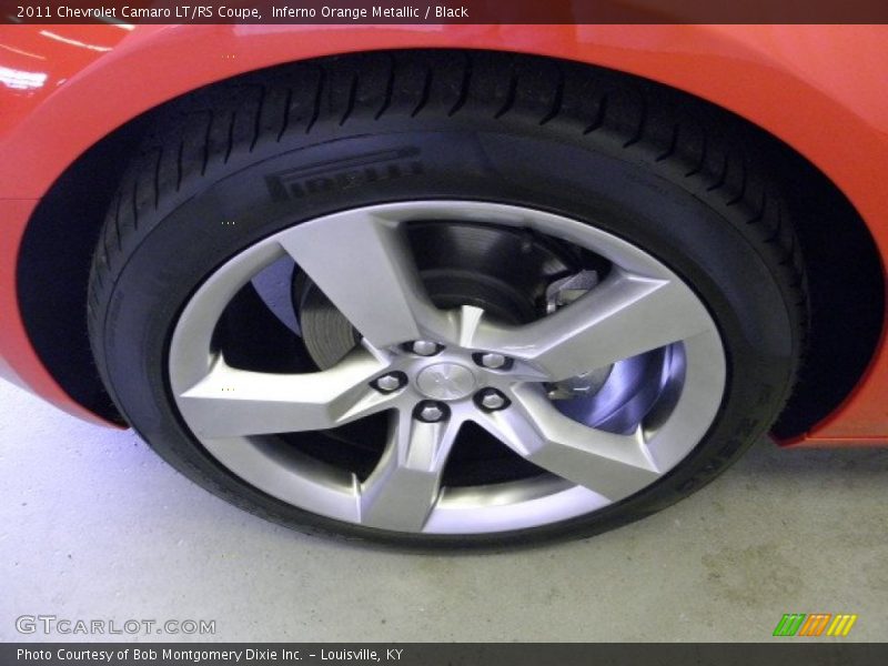 Inferno Orange Metallic / Black 2011 Chevrolet Camaro LT/RS Coupe