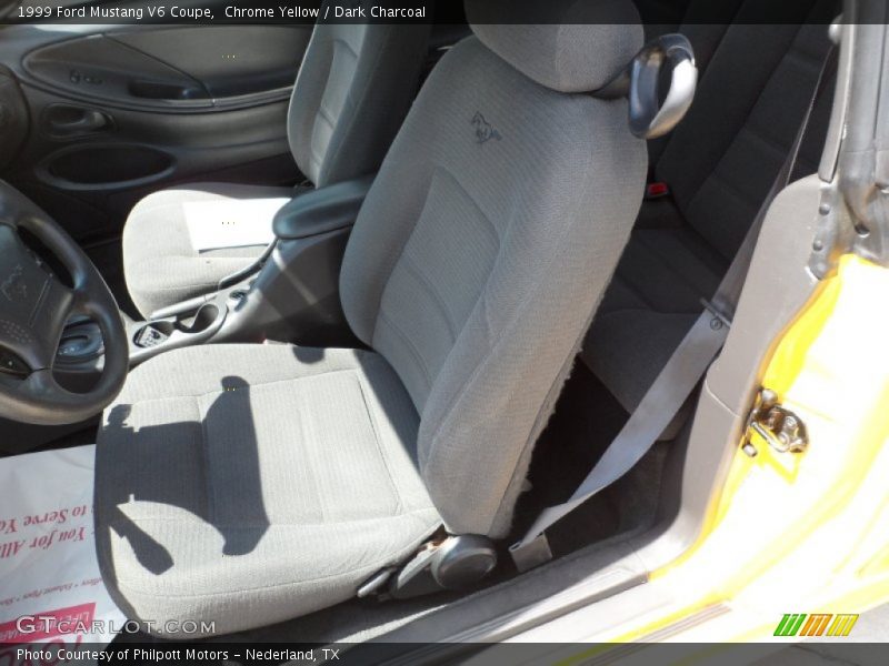 Chrome Yellow / Dark Charcoal 1999 Ford Mustang V6 Coupe