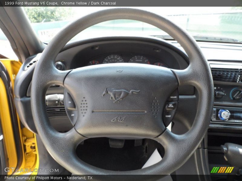  1999 Mustang V6 Coupe Steering Wheel