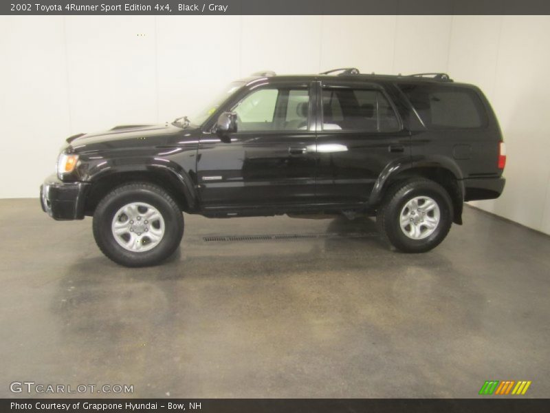 Black / Gray 2002 Toyota 4Runner Sport Edition 4x4