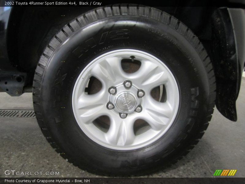 Black / Gray 2002 Toyota 4Runner Sport Edition 4x4