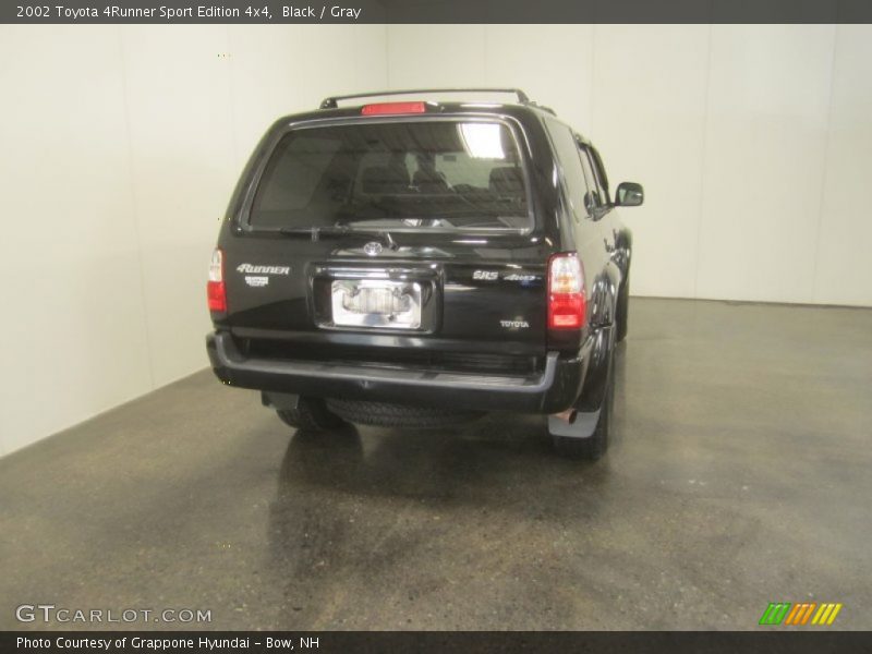 Black / Gray 2002 Toyota 4Runner Sport Edition 4x4
