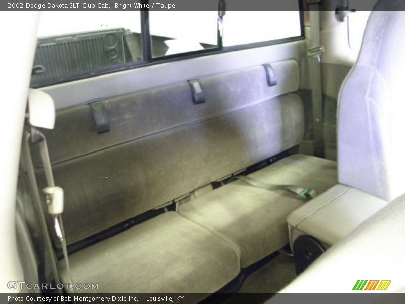 Bright White / Taupe 2002 Dodge Dakota SLT Club Cab
