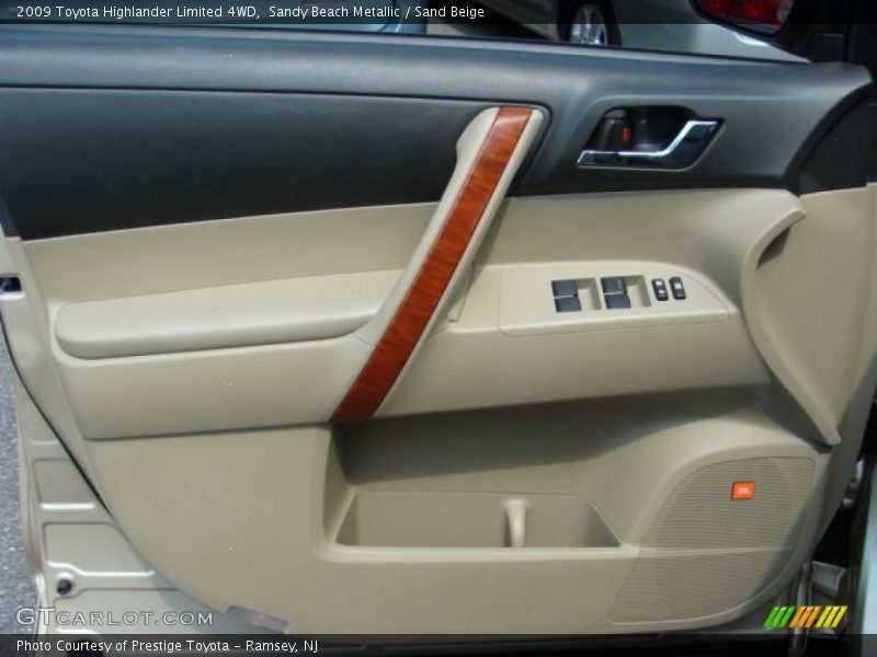 Sandy Beach Metallic / Sand Beige 2009 Toyota Highlander Limited 4WD