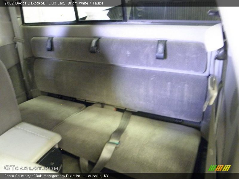 Bright White / Taupe 2002 Dodge Dakota SLT Club Cab