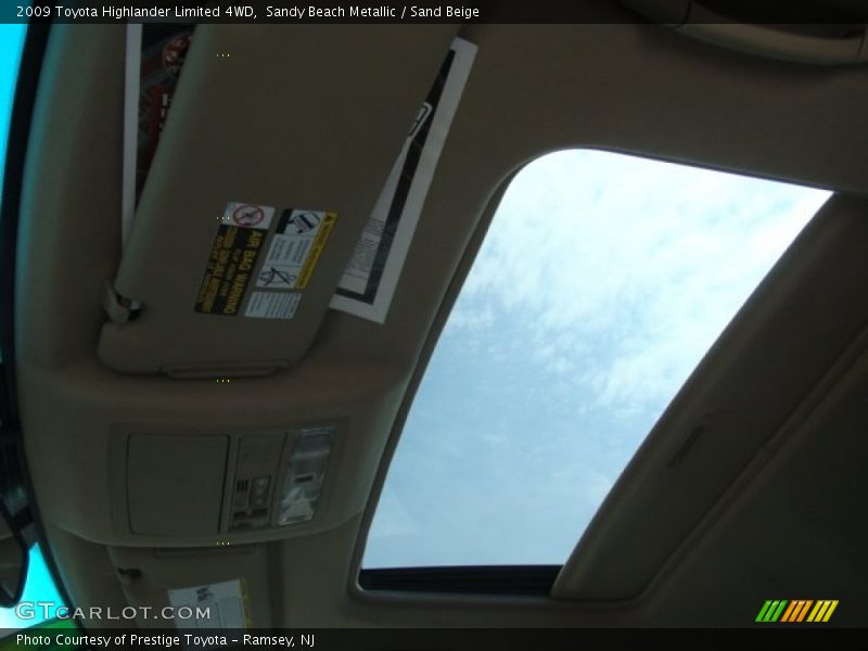 Sandy Beach Metallic / Sand Beige 2009 Toyota Highlander Limited 4WD