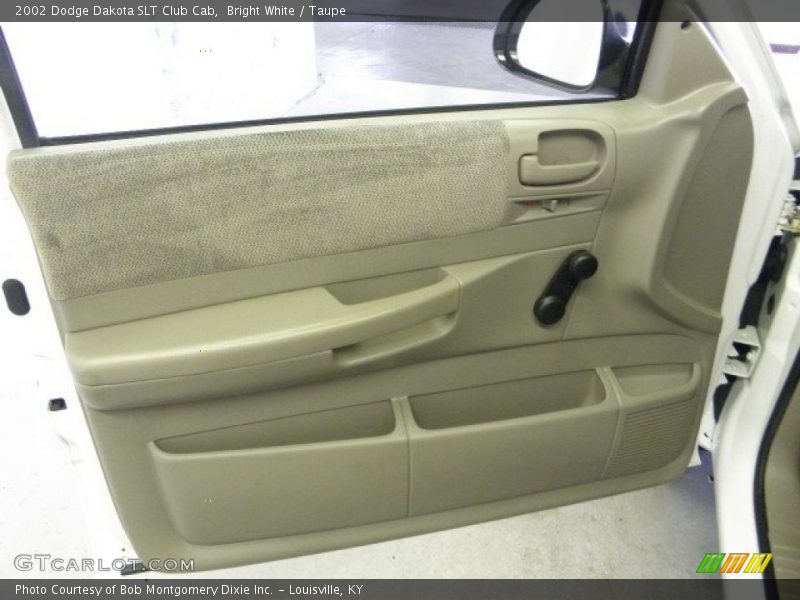 Bright White / Taupe 2002 Dodge Dakota SLT Club Cab