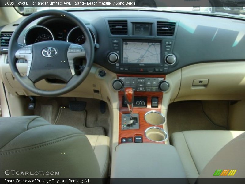 Sandy Beach Metallic / Sand Beige 2009 Toyota Highlander Limited 4WD