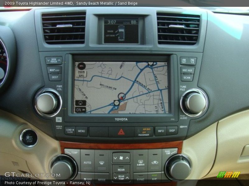 Sandy Beach Metallic / Sand Beige 2009 Toyota Highlander Limited 4WD