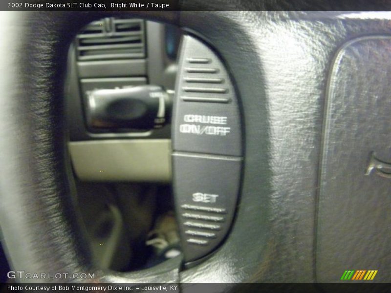 Bright White / Taupe 2002 Dodge Dakota SLT Club Cab