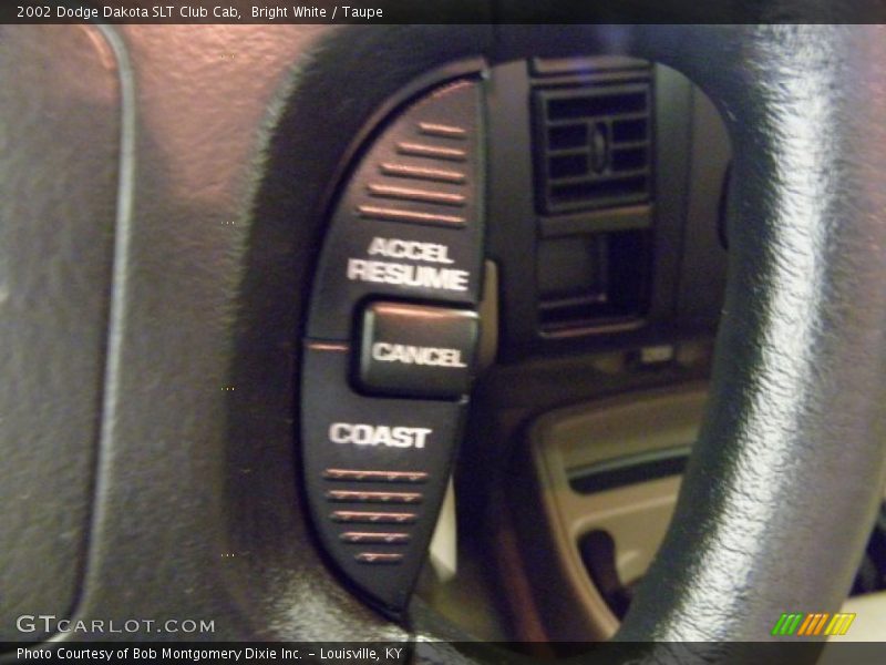 Bright White / Taupe 2002 Dodge Dakota SLT Club Cab