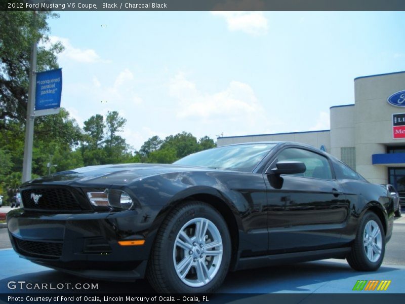 Black / Charcoal Black 2012 Ford Mustang V6 Coupe