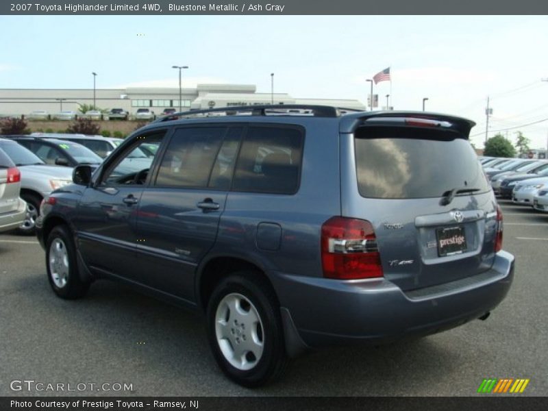 Bluestone Metallic / Ash Gray 2007 Toyota Highlander Limited 4WD