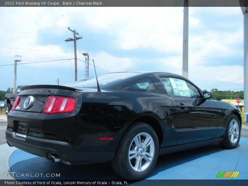 Black / Charcoal Black 2012 Ford Mustang V6 Coupe
