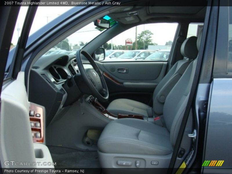 Bluestone Metallic / Ash Gray 2007 Toyota Highlander Limited 4WD