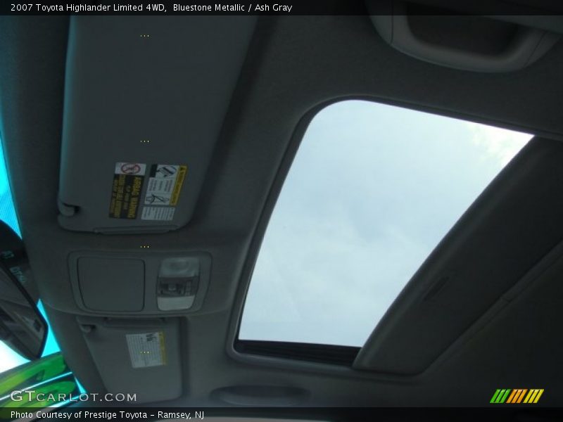 Bluestone Metallic / Ash Gray 2007 Toyota Highlander Limited 4WD