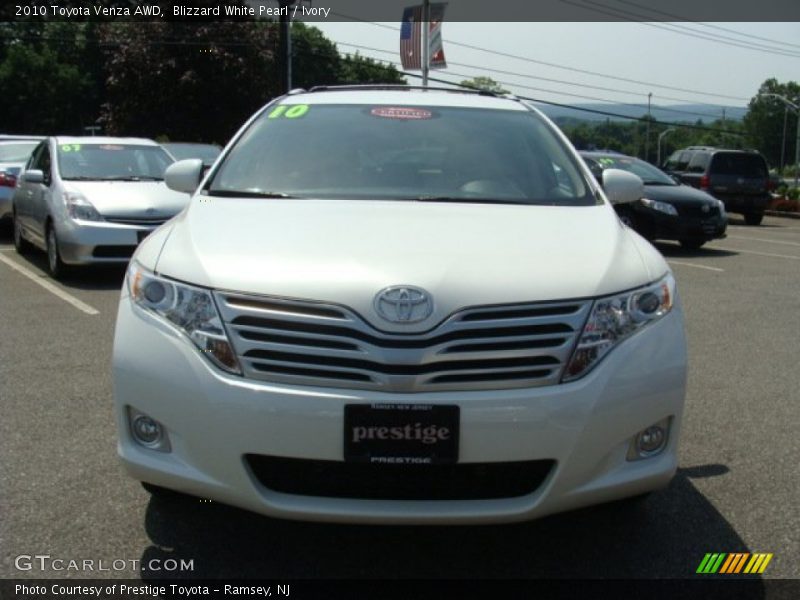 Blizzard White Pearl / Ivory 2010 Toyota Venza AWD