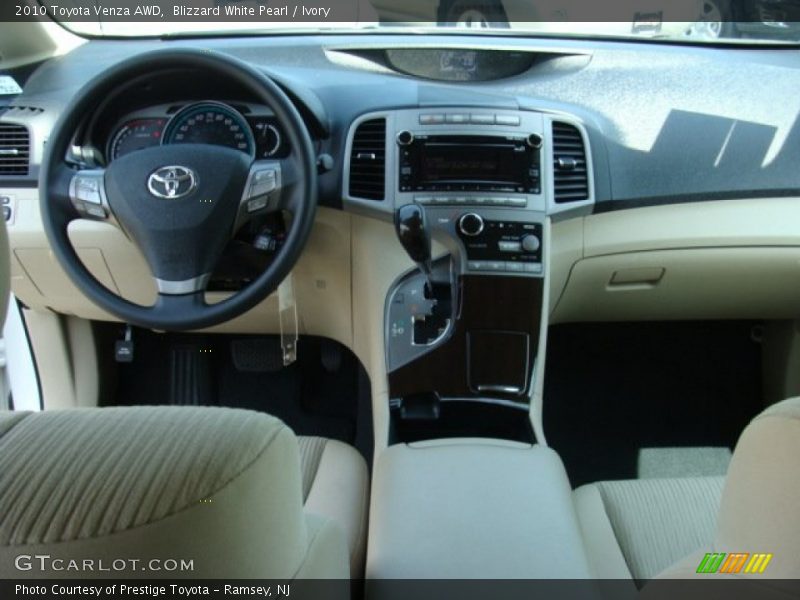 Blizzard White Pearl / Ivory 2010 Toyota Venza AWD