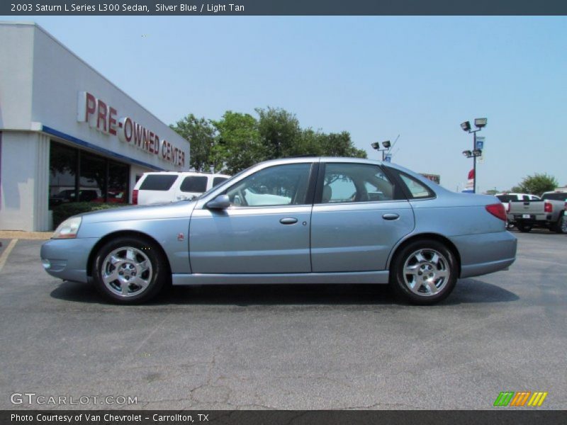 Silver Blue / Light Tan 2003 Saturn L Series L300 Sedan